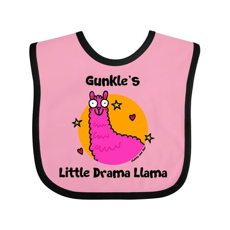 

Inktastic Gunkle s Little Drama Llama Gift Baby Boy or Baby Girl Bib
