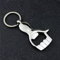 thumbnail image 5 of unbranded 2pcs Hand-shaped Keychain Metal Wine Bottle Opener Beverage Can Opener Great Gift Palm Thumb Up Keyring (Silver), 5 of 8