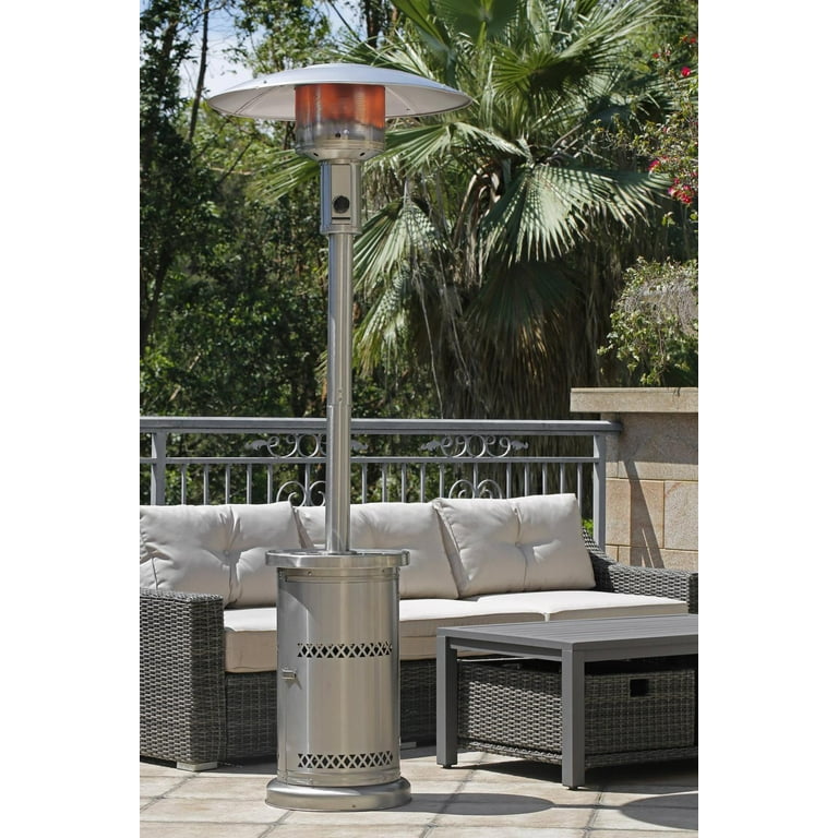 Living Accents Freestanding 48000 BTU Stainless Steel LP Gas Patio