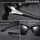 thumbnail image 3 of 2 Pairs Polarized Sunglasses for Men/Women (Black and Blue); Lightweight Frames with HD Aviator Lenses; Golf/Driving/Fishing/Travel Glasses, 3 of 5