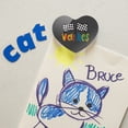 thumbnail image 2 of Wacky Races Logo Heart Acrylic Fridge Refrigerator Magnet, 2 of 5