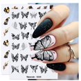 thumbnail image 2 of Harunouta 3D Pegatinas De Uñas De Oro Negro Plantas DIY Decoración, 2 of 4
