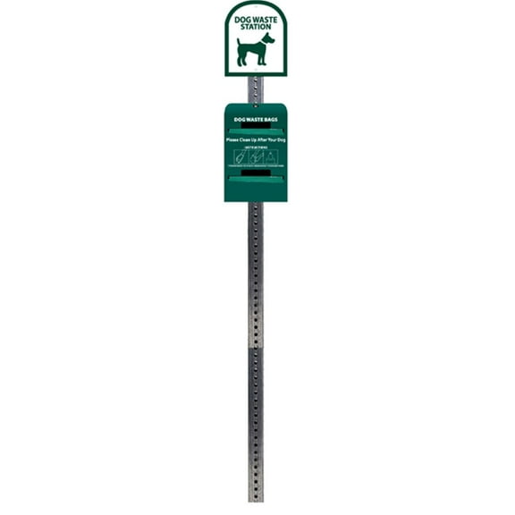 Mini Dog Waste Station / Tie-Handle Roll (Green)