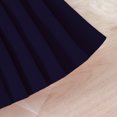 thumbnail image 4 of YWDJ Girls Birthday Casual Dress Elegant Version Of The College Style High Neck Bow Ruffle Top Pleated Skirt Suit Suitable For 6 Months ~ 5 Years Of Age Blue 110CM, 4 of 6