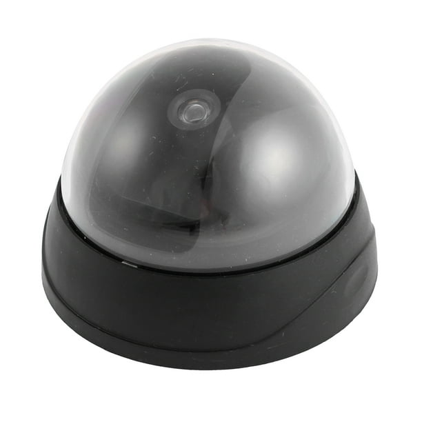Unique Bargains Black Shell Battery Operated Dummy Dome Surveillance Security Camera Walmart Com Walmart Com