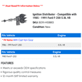 thumbnail image 2 of Ignition Distributor - Compatible with 1985 - 1991 Ford F-250 5.0L V8 1986 1987 1988 1989 1990, 2 of 2