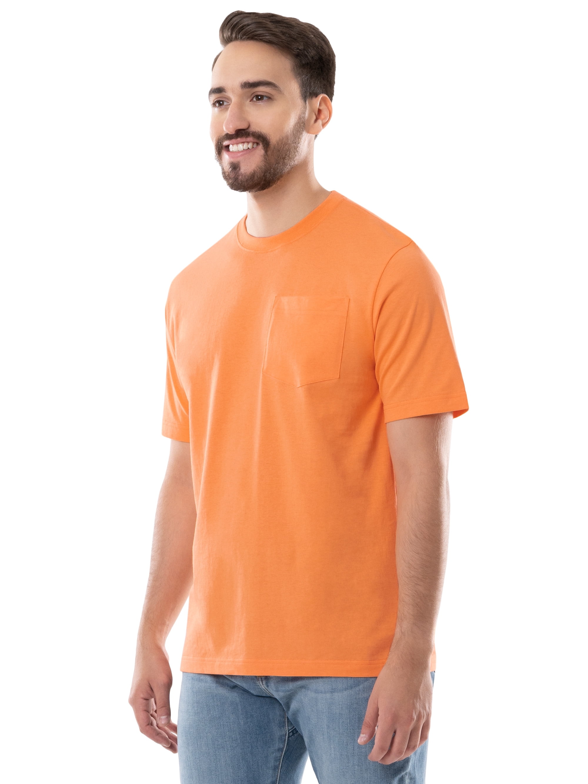 Brahma Men's Short Sleeve Workwear T-Shirt, Size S-4XLT (Men's, Big Men's, and Tall)