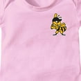 thumbnail image 2 of Gibobby Mameluco polar Mono de verano de manga corta con estampado de béisbol de de animados de Color sólido para niños y niñas de 0 a 24 meses(Rosa, 18-24 Meses), 2 of 3