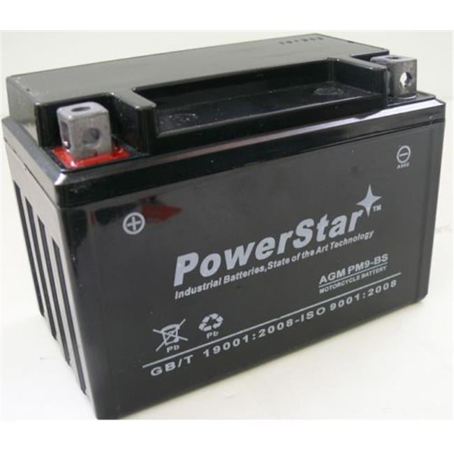 PTX9BS Suzuki GSX-R 750 K7 L/C EFI 2007 AGM Battery Replaces YTX9-BS AGM
