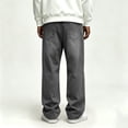thumbnail image 4 of Cmfcve Hip Hop Baggy Jeans for Men Casual Wide Leg Denim Pants, 4 of 8