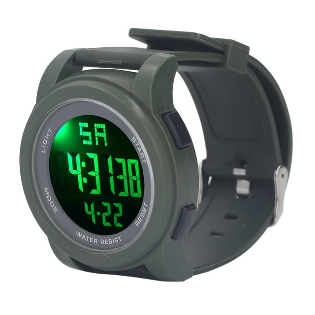 Reloj Deportivo Digital Reloj de Natación Impermeable Luminoso Multifuncional para Nadar Correr Senderismo Pescar ANGGREK Otros