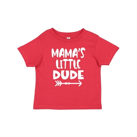 

Inktastic Mama s Little Dude with Arrow Boys Baby T-Shirt