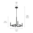 thumbnail image 7 of 52426BK Kichler Lighting Tolani - 4 Light Chandelier-20.25 Inches Tall and 26 Inches Wide-Black Finish, 7 of 7
