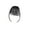 Black#, variant on Travelwant Clip in Air Bangs Human Hair Bangs Clip on Real Hair Flat Bangs with Temples Hand Made Mini Air Bangs