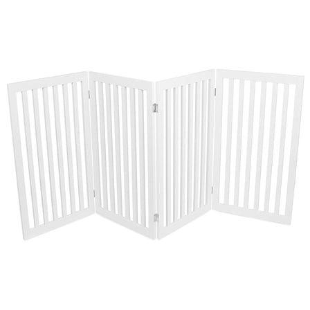 Internet's Best Traditional Pet Gate - 4 Panel - 36" Tall - White