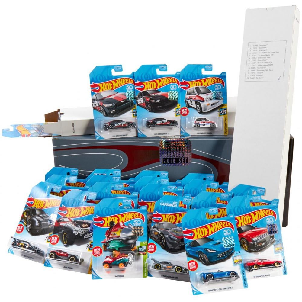 hot wheels 2019 105 car collector set