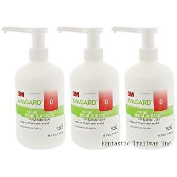 hand gel avagard d with moisturizer, 16.9 oz ,(3 pack) (3)