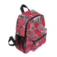 thumbnail image 2 of FORMRS Kids School Backpack with Front Zippered Pocket 12" Student Travel Daypack, Sweet Strawberry, 2 of 6