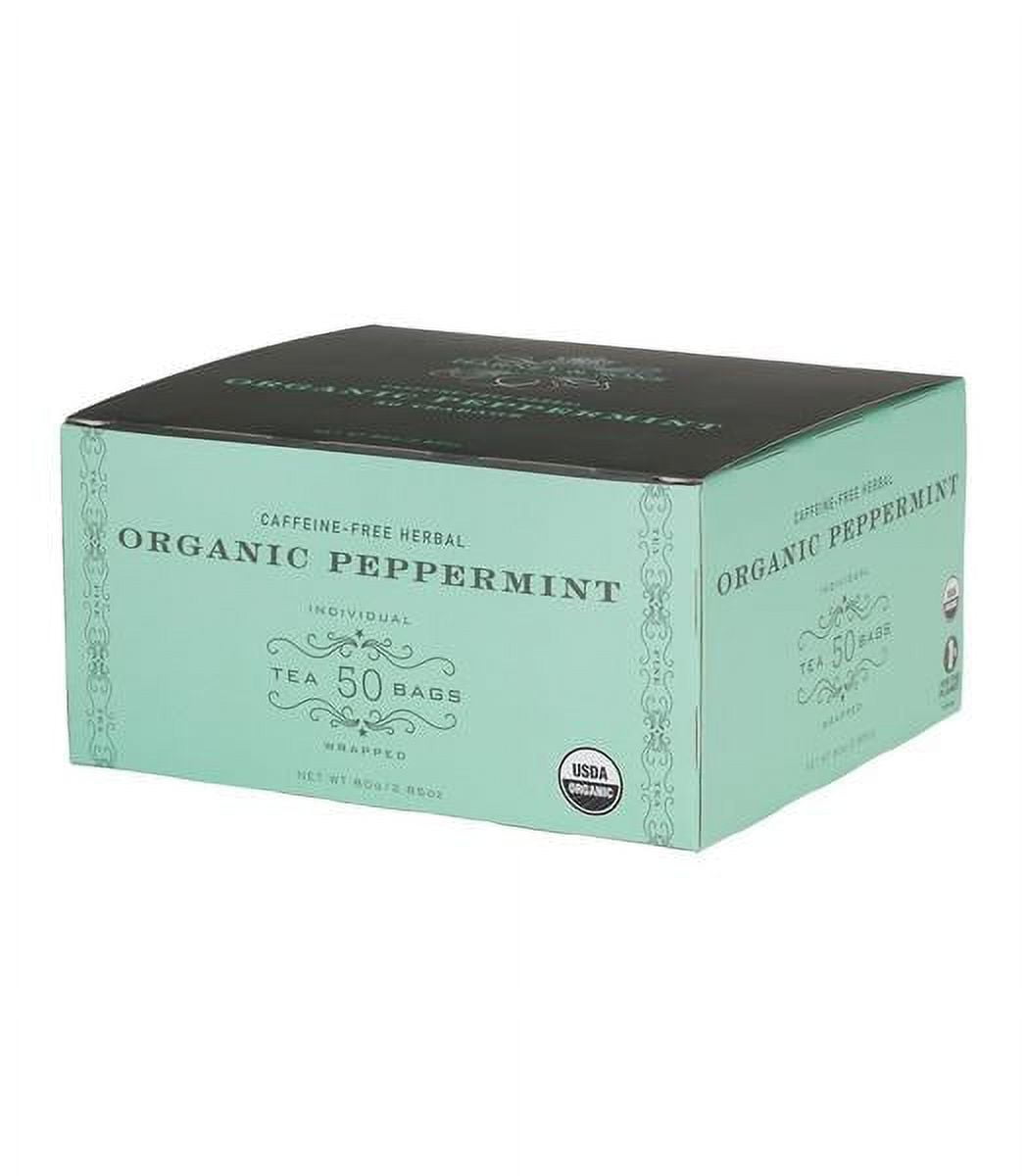 Harney & Sons, Organic Peppermint Herbal Tea Bags, Caffeine Free, 1.76 oz, 50 Count