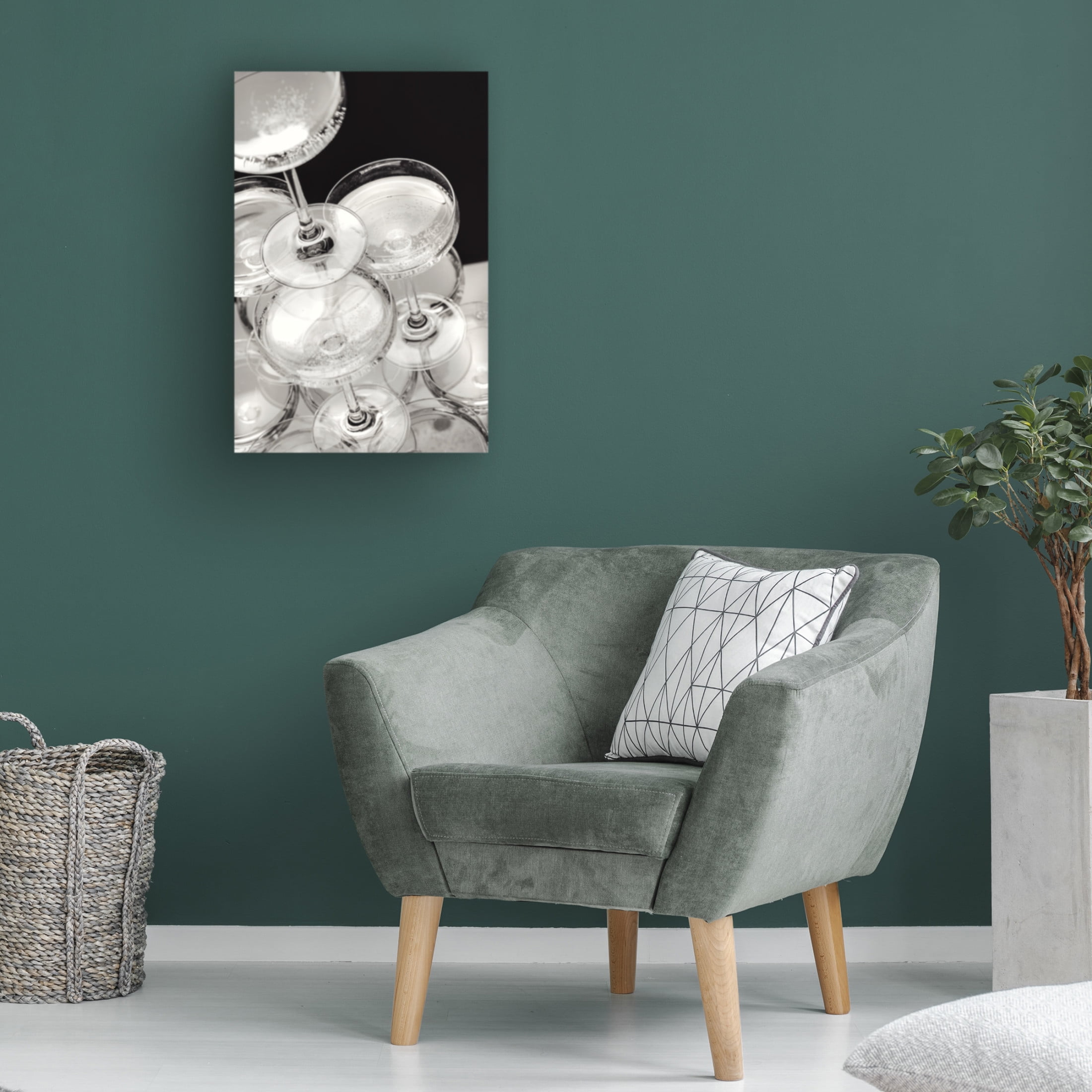 Pictufy Studio III 'Champagne Tower 5' Canvas Art - 12 x 19 Inches