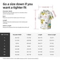 thumbnail image 5 of Goofa Dinosaur on Excavator Printed Men's Casual Short-sleeved Shirt,Lightweight Breathable Button-down,Summer Casual men's top,Versatile Fashion shirt-Small, 5 of 7