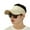 Beige, variant on Sun Visors for Women Men Sports Sun Visor Hats for Women Cotton Summer UV Hat with Ponytail Hole