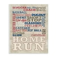 thumbnail image 2 of The Kids Room by Stupell Red White and Blue Baseball Typog Canvas Wall Art by Erica Billups, 2 of 4