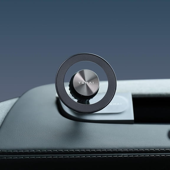 Phone Mount for Tesla Model Y Juniper 2026, Magnetic Phone Holder for Tesla Model 3 Highland 2024 2025, Hide Design Easy to Install, Suitable for iPhone & All Phones with Magnetic Sheet