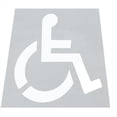 thumbnail image 1 of Plantilla para Discapacitados, Reutilizable de Silicona para Estacionamiento, Plegable, Molde para Plantillas de Estacionamiento para Discapacitados, 1 of 5