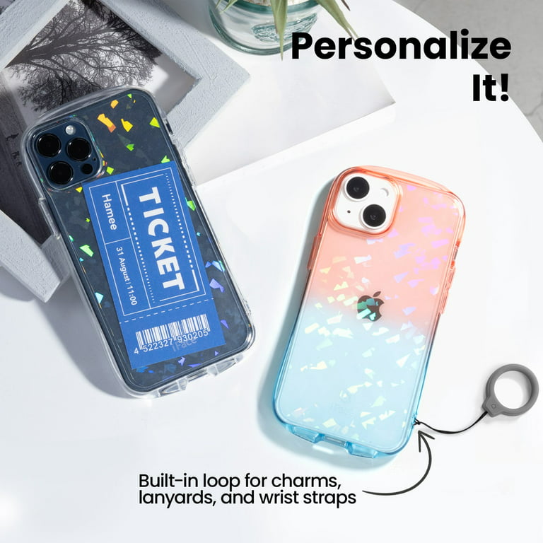 Signature - Transparent Shockproof Silicone Phone Case with Rings
