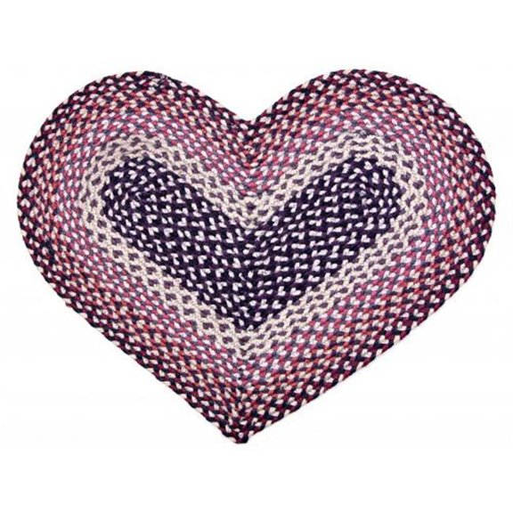 Mr. MJs Trading AG-64103 Braided Heart Rug