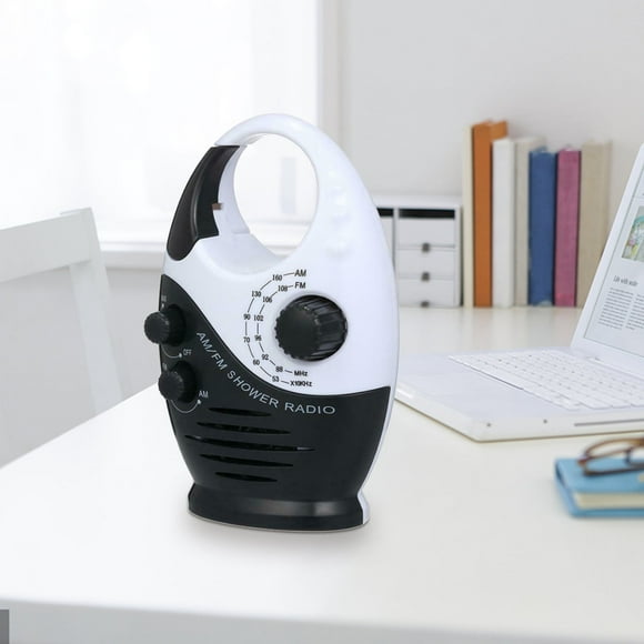 Radio Wireless Lightweight Innovative Pattern Sleep Time Radio For Home Black