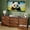 Brown, variant on PYY Modern 63" TV Stand with 9 Fabric Drawers – Wide Dresser, Media Console Table, Metal Frame, Wooden Top, Large Storage Chest for Bedroom, Living Room, Home Office – Black