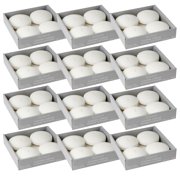 12 Packs: 4 ct. (48 total) Basic Elements White Floating Candles by Ashland