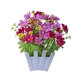 thumbnail image 2 of Cheers US Artificial Flowers Potted European Style Design Silk Arrangements Bonsai House Office Restaurant Table Centerpieces Windowsill Decor, 2 of 7