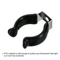 thumbnail image 4 of Uxcell T8 U Clips Holder Bracket for LED Light Bulb Mounting Bracket Fluorescent Tube Holder Clamps Black 8 Pack, 4 of 5