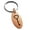 Rose, variant on Stainless Steel Key to My Heart Engraved Small Oval Charm Keychain Keyring