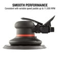 thumbnail image 3 of Sunex 3/16 Inch 11000 Rpm One-Handed Speed Control Orbital Palm Sander, 3 of 5