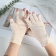 thumbnail image 6 of Outdoor Breathable Gloves Thin Summer UV Protection Driving Gloves Touchscreen Cycling Mittens Half Finger Cotton Women Lace, 6 of 12