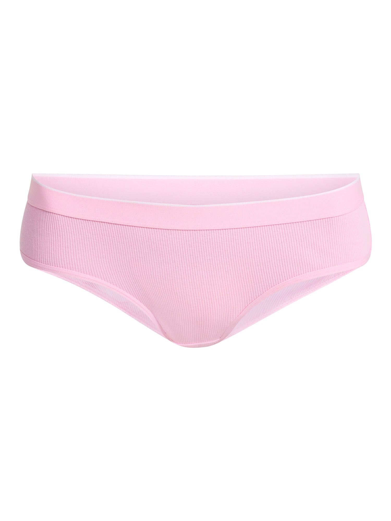 No Boundaries Stretch Ribbed Hipster Underwear, 5-Pack, Women's XS-XXXL