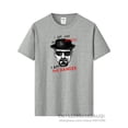 thumbnail image 5 of Camiseta de manga corta para hombre, camisa informal con estampado de Heisenberg, 100% algodón, 5 of 5