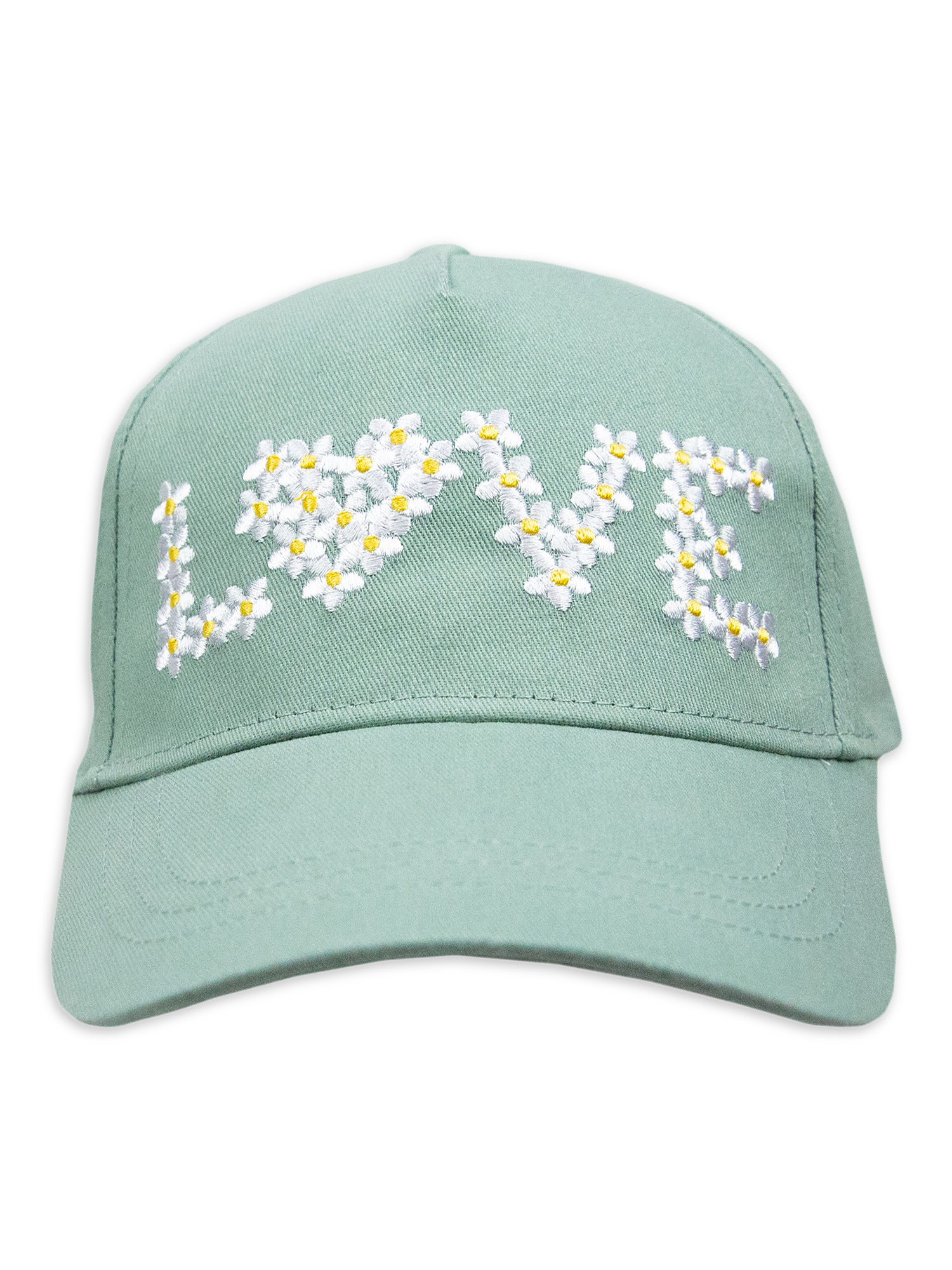 Wonder Nation Girls Embroidered Baseball Hat, Love - image 2 of 4