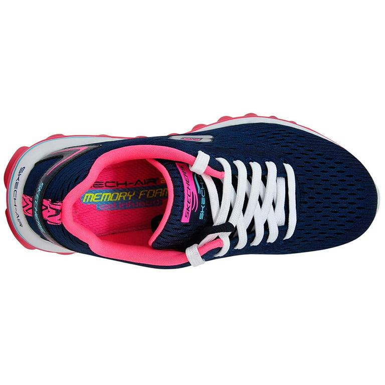Mars Joseph Banks diefstal Skechers Sport Women's Skech Air Run High Fashion Sneaker, Navy Hot Pink,  6.5 M US - Walmart.com