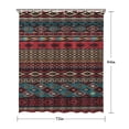 thumbnail image 5 of Colorful Geometric Striped Pattern Shower Curtain 72"x84" ,Bathroom Decorative Shower Curtains Set with 12 Hooks,Modern Waterproof Washable Shower Curtain, 5 of 6