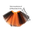 thumbnail image 5 of Thanksgiving Porch Goose Outfit with Turkey Headpiece, Autumn Harvest Bandana and Layered Tulle Skirt, Fall Yard Decor for Goose Statue, 11.8 inch Skirt, 5 of 7