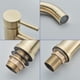 thumbnail image 5 of Grifo monomando para lavabo con cuerpo de latón cepillado dorado y control de agua fría y caliente, 5 of 5