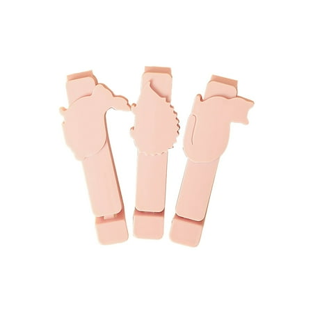 

Creative Sealing Clip Food Sealing Bag Clip Sealer Snack Clip Coffee Clip Food Sealing Clip 3pc Seal Pour Food Bag Clip