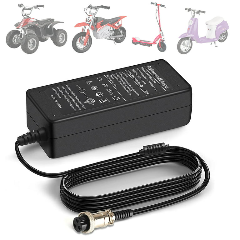rolige Legitim forværres Electric Scooter Battery Charger for RAZOR E100 E200 E300 E125 E150 E500  24V - Walmart.com