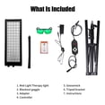 thumbnail image 6 of Red Light & Near Infrared LED Floor Lamp with Adjustable Stand, 660nm 850nm Home Light Panel with Remote Controller for Facial & Body Skincare., 6 of 10