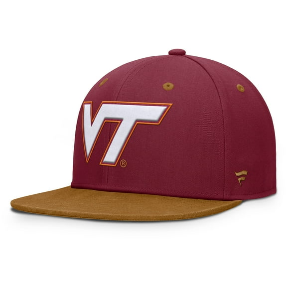 Men's Fanatics Maroon/Brown Virginia Tech Hokies NoBo Fitted Hat